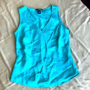 H&M Tank top Sz:6 100% Linen